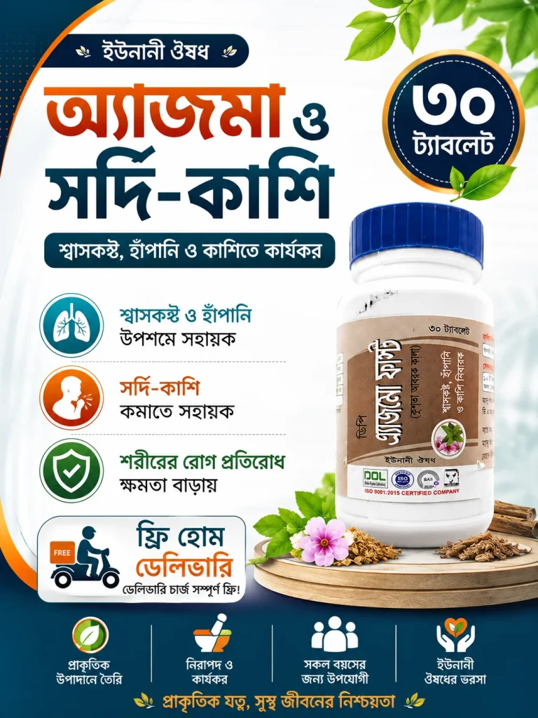 এ্যাজমো ফাস্ট - শ্বাসকষ্ট, হাঁচি ও সর্দি-কাশির যত্নে